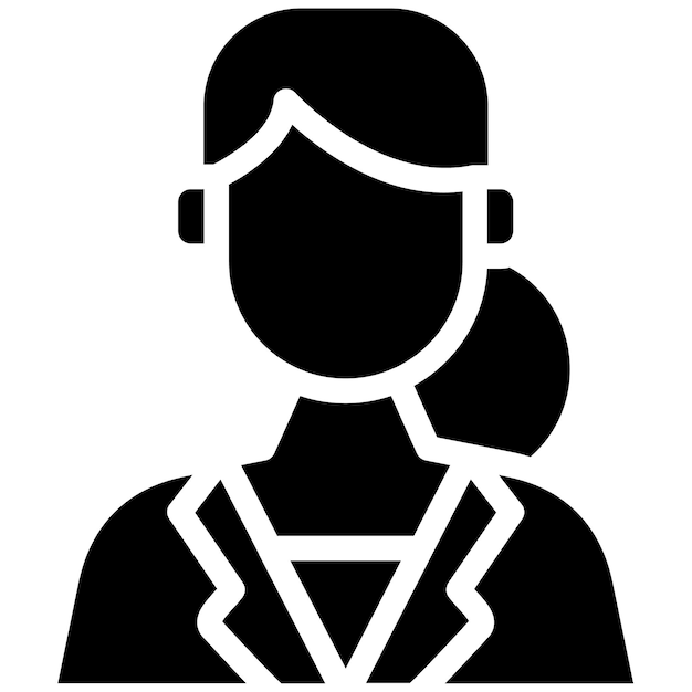 Ilustración vectorial de la científica de datos femenina