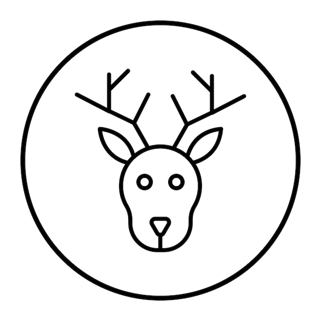 Ilustración vectorial de ciervos