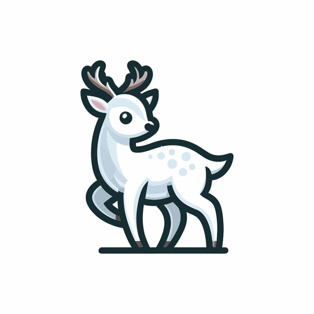 Ilustración vectorial de ciervos