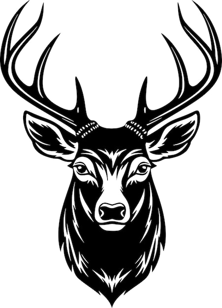 Ilustración vectorial de ciervos