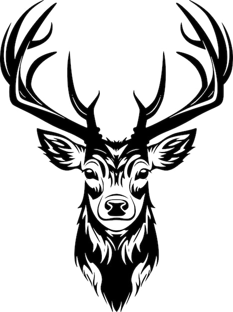 Ilustración vectorial de ciervos
