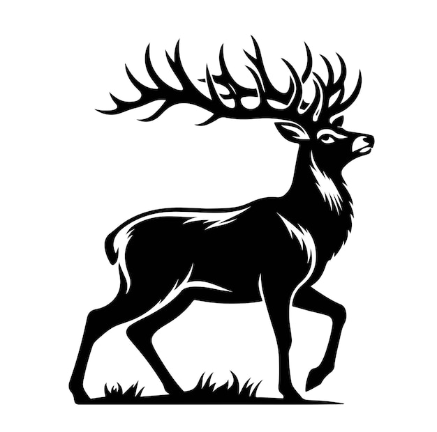 Ilustración vectorial de ciervos
