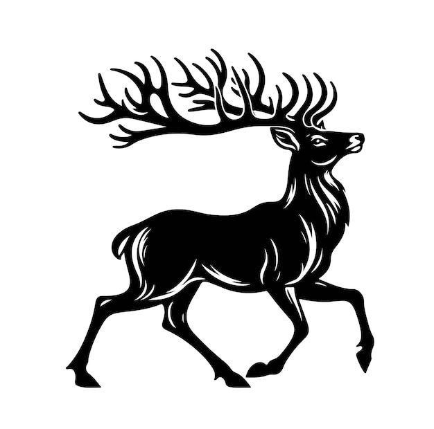 Ilustración vectorial de ciervos