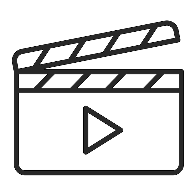 Ilustración vectorial de cine