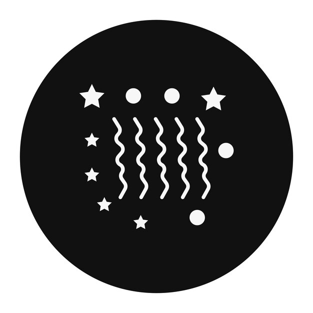 Ilustración vectorial de las cintas de fiesta