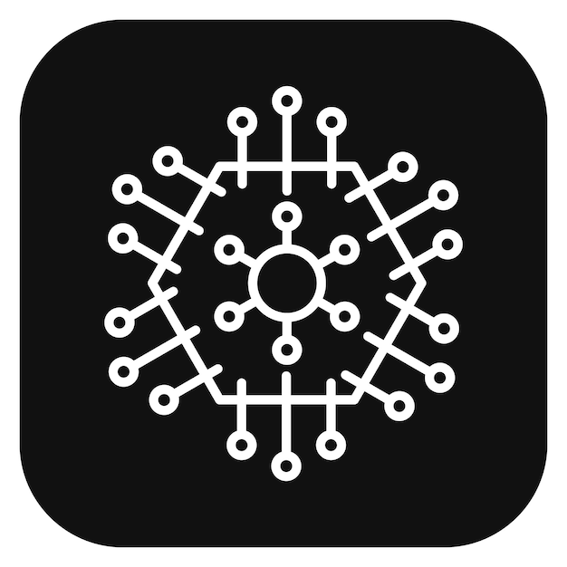 Ilustración vectorial del circuito