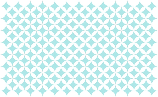 Ilustración vectorial de círculos y rombos en tonos de azul perfecto