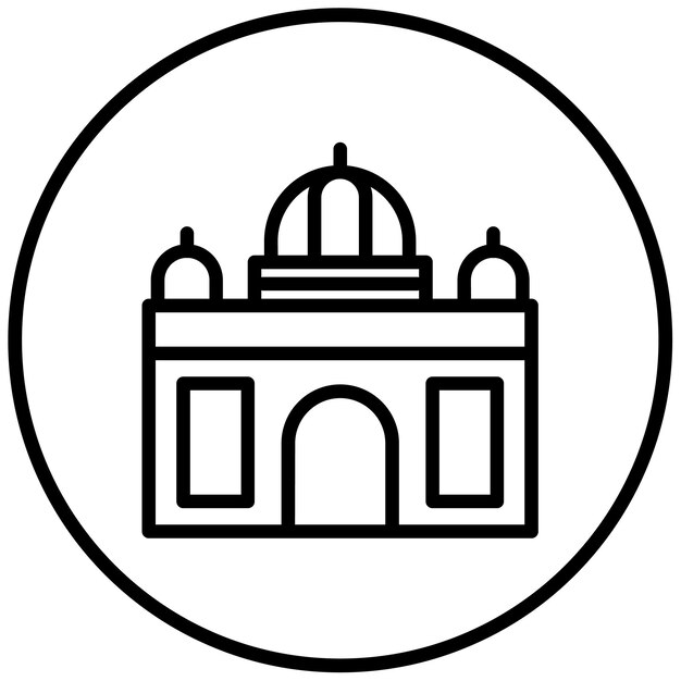 Ilustración vectorial de la ciudad del Vaticano