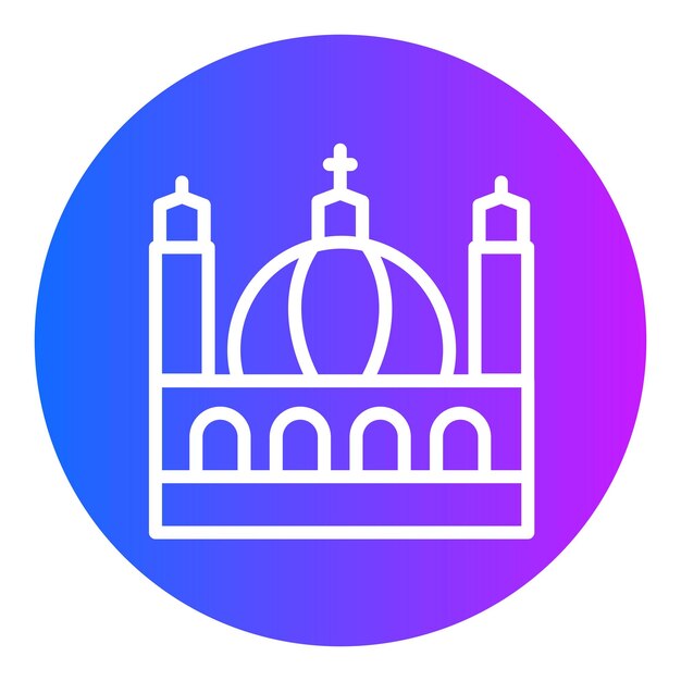 Ilustración vectorial de la ciudad del Vaticano