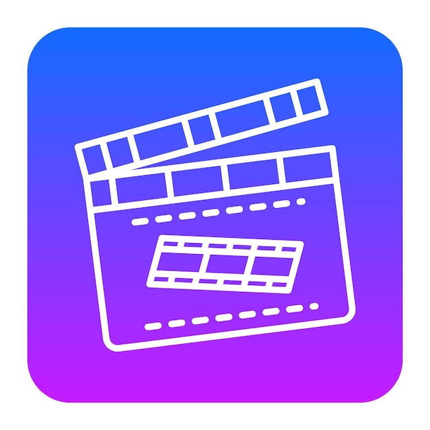 Ilustración vectorial de Clapperboard