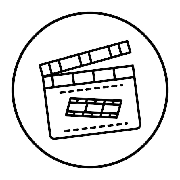 Ilustración vectorial de Clapperboard