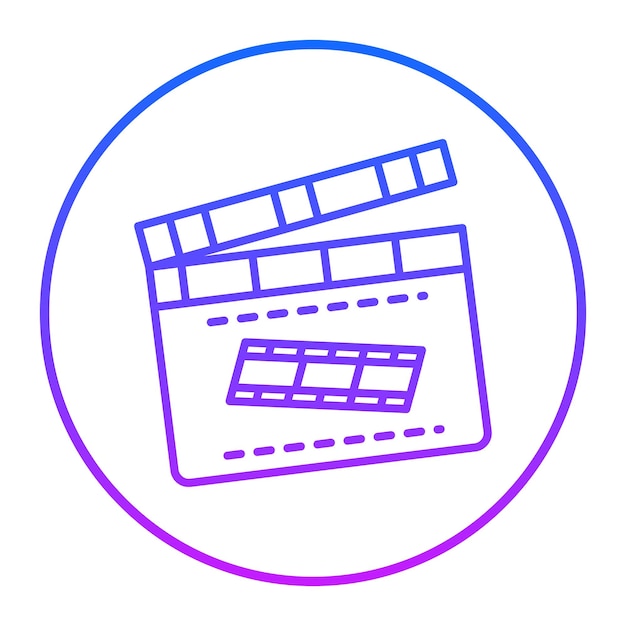 Ilustración vectorial de Clapperboard