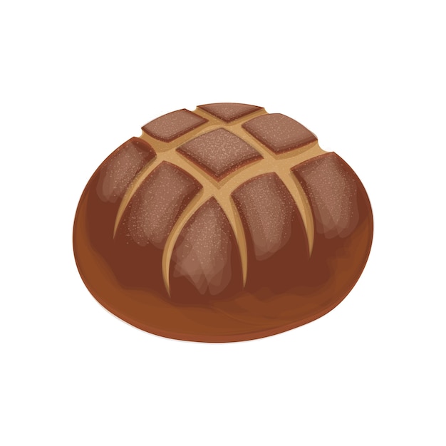 Ilustración vectorial del clip art del logotipo Pan de lechuga recién horneado