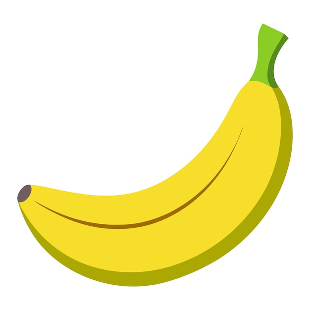 Ilustración vectorial de clipart de plátano