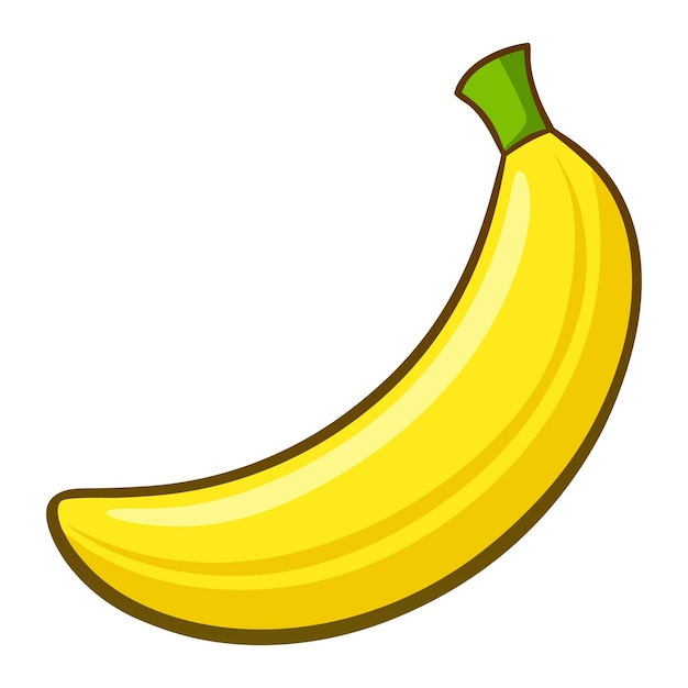 Ilustración vectorial de clipart de plátano