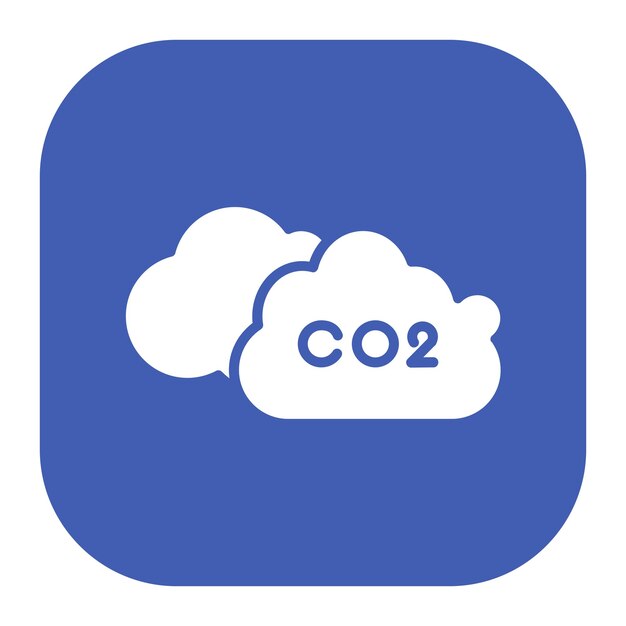 Ilustración vectorial de CO2