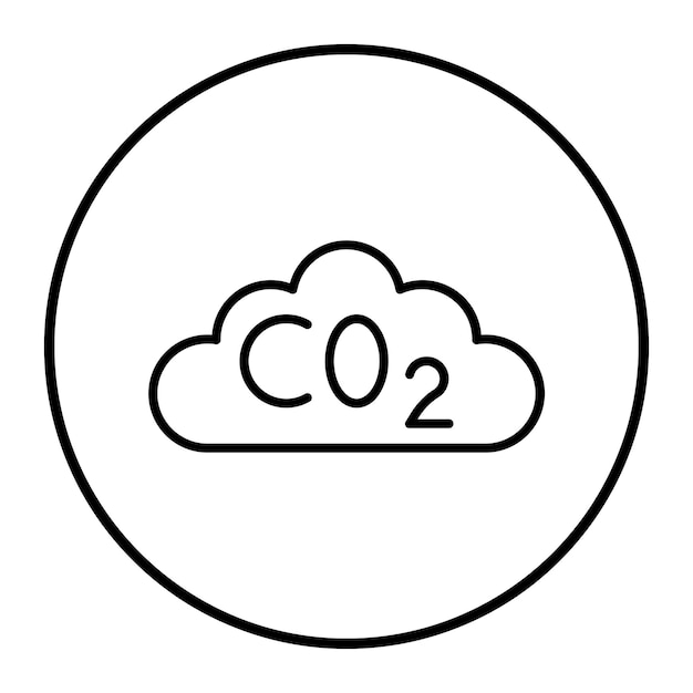 Ilustración vectorial de Co2