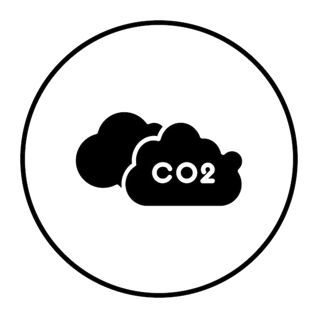 Ilustración vectorial de CO2