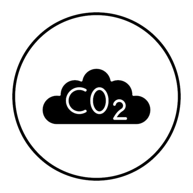 Ilustración vectorial de Co2