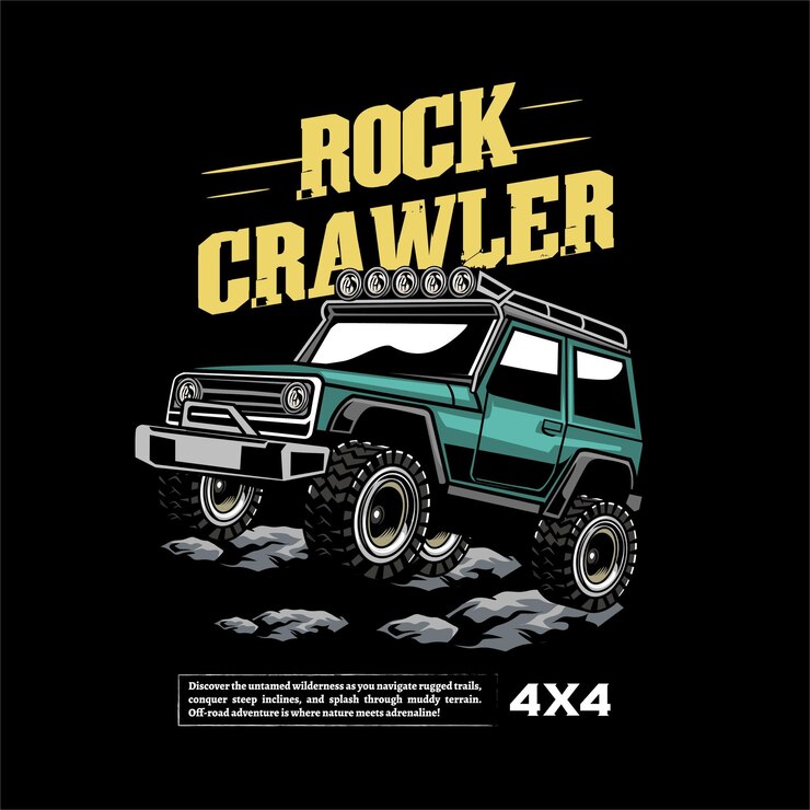 Vector ilustración vectorial de un coche de campo en una ilustración vintage detallada disponible para el diseño de camisetas