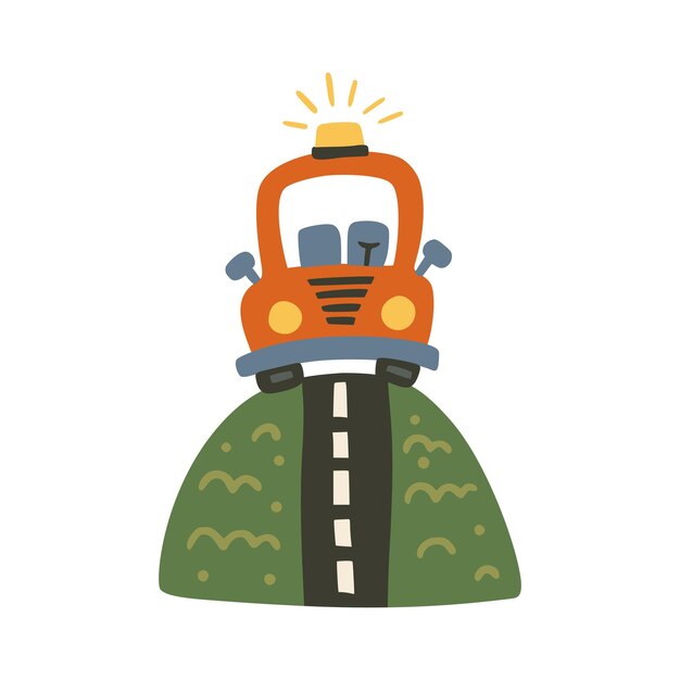 Ilustración vectorial del coche