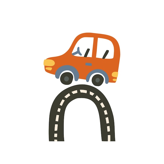 Ilustración vectorial del coche
