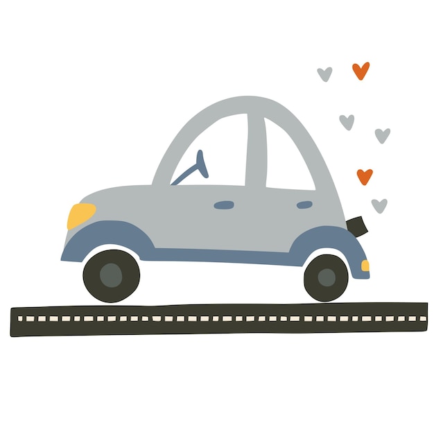 Ilustración vectorial del coche