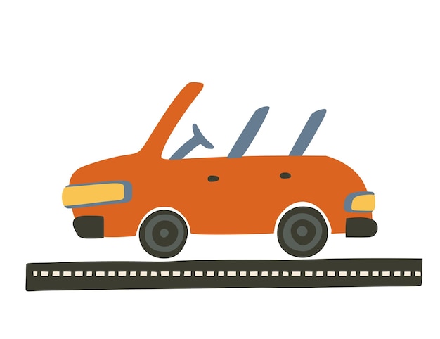 Ilustración vectorial del coche
