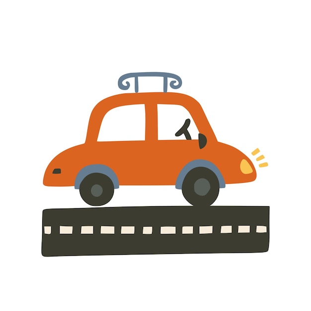 Ilustración vectorial del coche