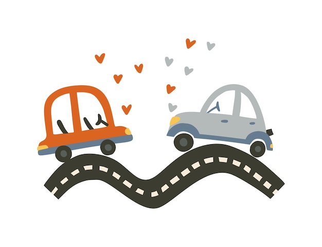 Ilustración vectorial del coche