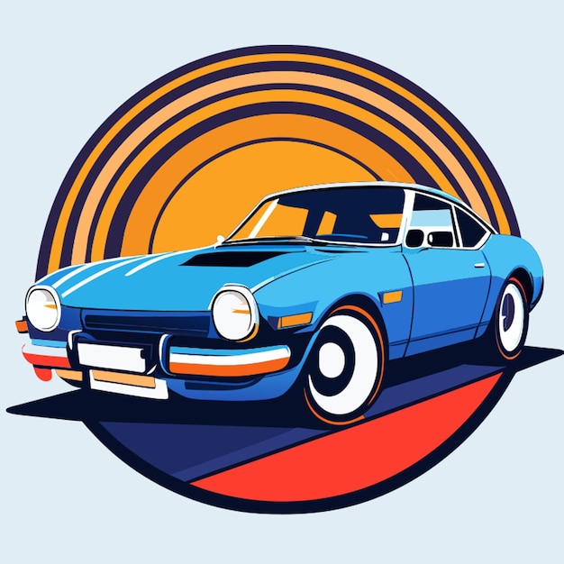 Vector ilustración vectorial de coche