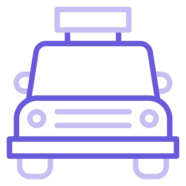 Ilustración vectorial de coches de alquiler