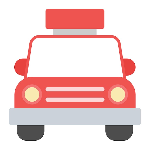 Ilustración vectorial de coches de alquiler