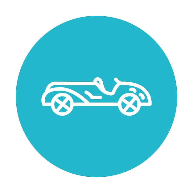 Ilustración vectorial de coches de carreras