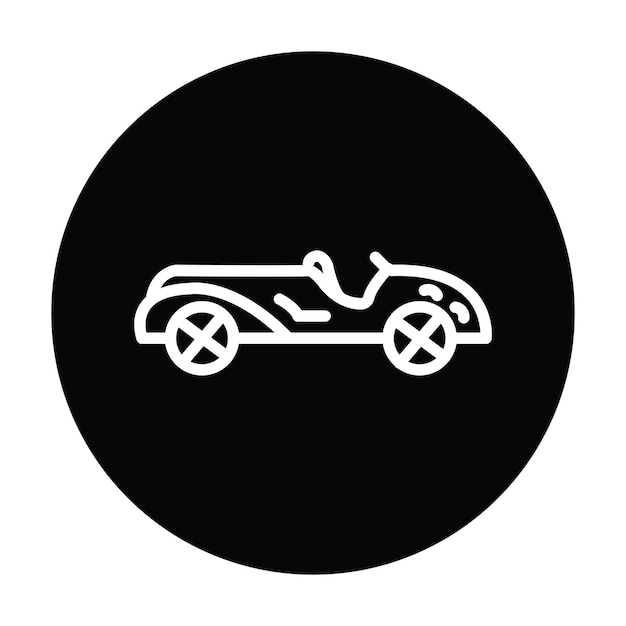 Ilustración vectorial de coches de carreras