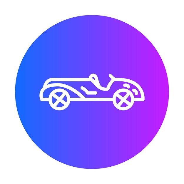 Ilustración vectorial de coches de carreras