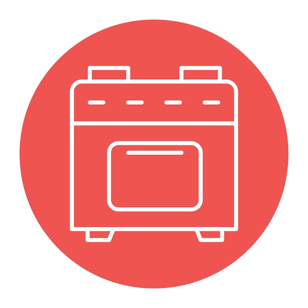 Ilustración vectorial de la cocina