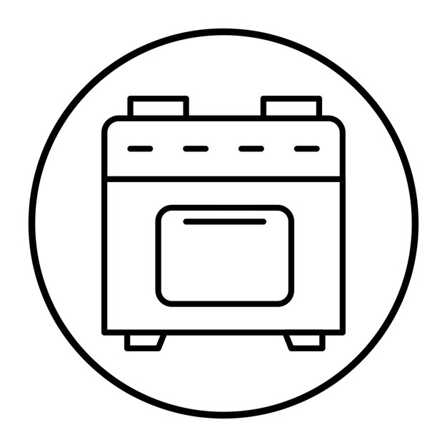 Ilustración vectorial de la cocina