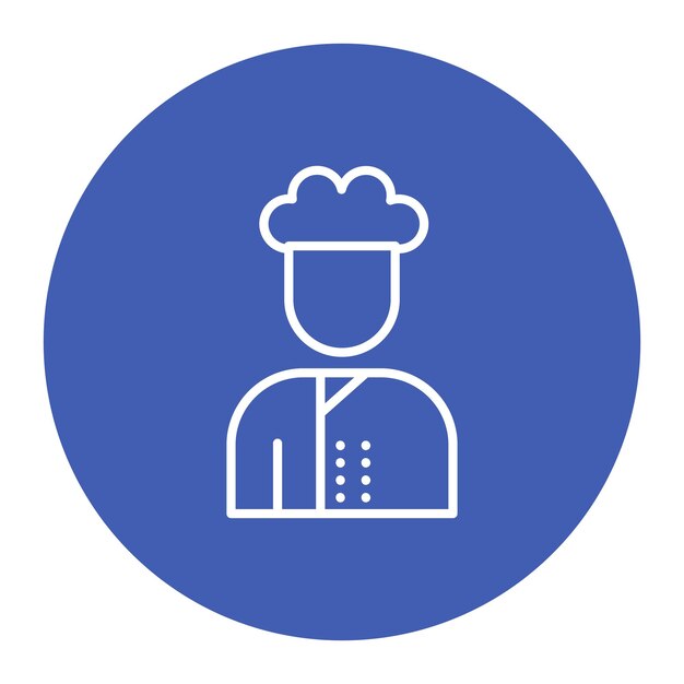 Ilustración vectorial del cocinero