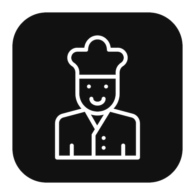 Ilustración vectorial del cocinero