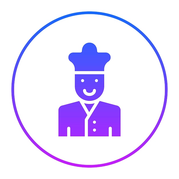 Ilustración vectorial del cocinero