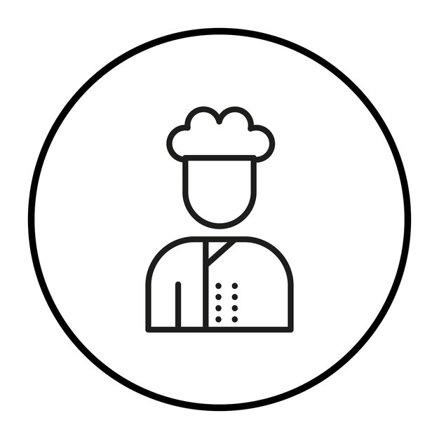 Ilustración vectorial del cocinero