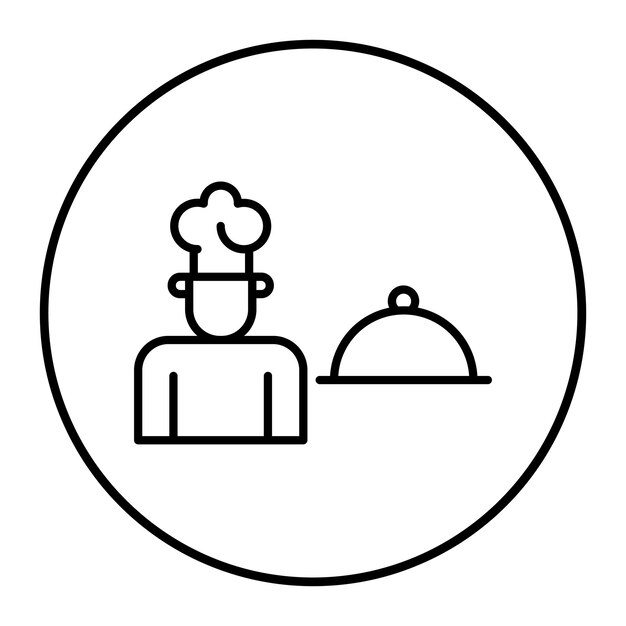 Ilustración vectorial del cocinero
