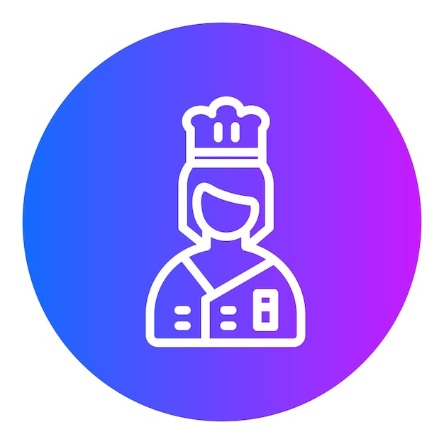 Ilustración vectorial del cocinero