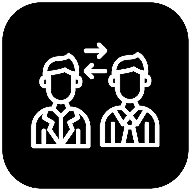 Ilustración vectorial de colaboración