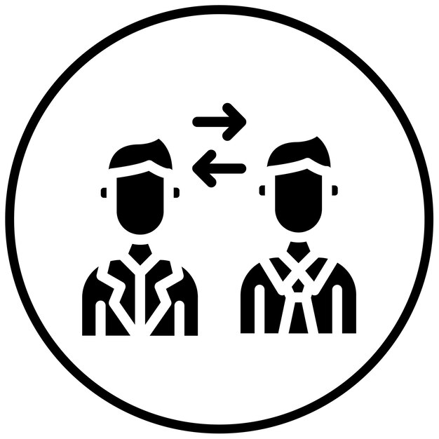 Ilustración vectorial de colaboración