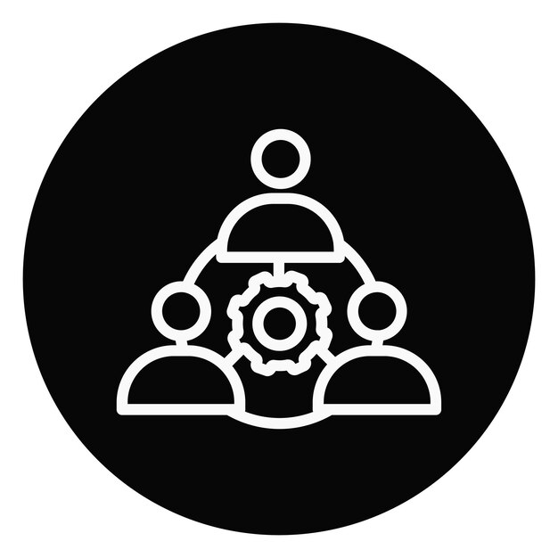 Ilustración vectorial de colaboración