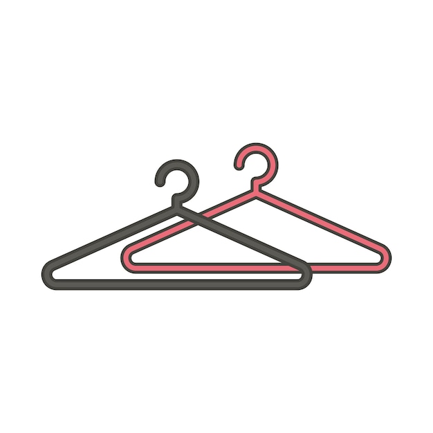 Ilustración vectorial del colgador