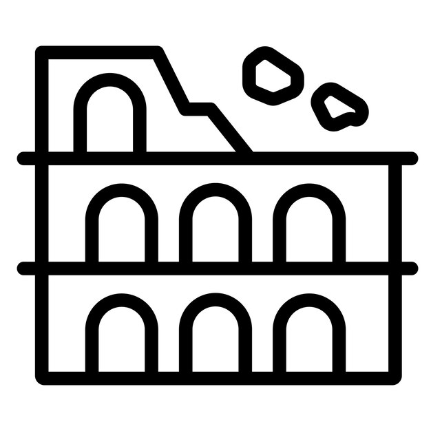 Ilustración vectorial del Coliseo