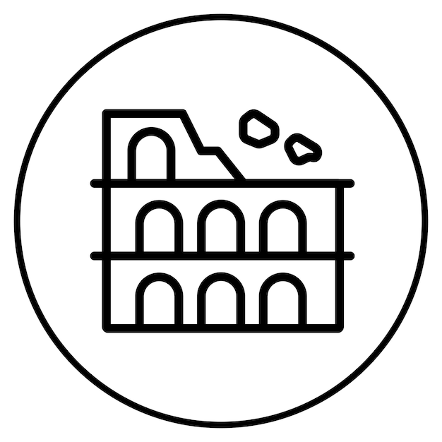Ilustración vectorial del Coliseo
